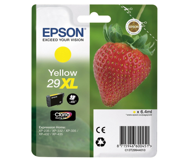 Epson 29XL Yellow 450 str. - 332041 - zdjęcie